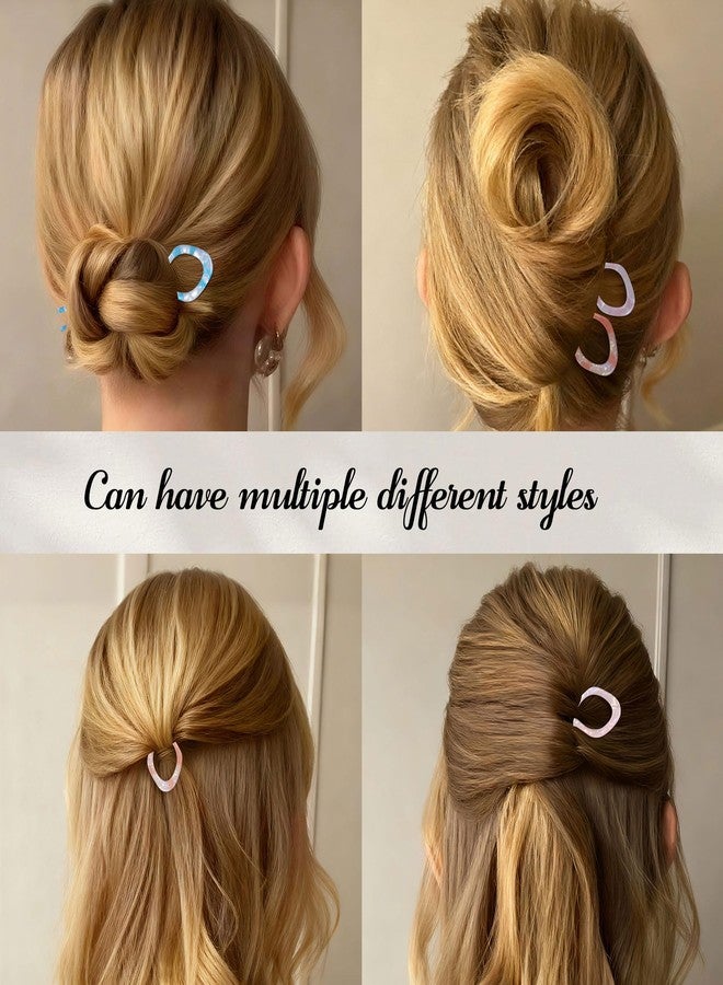 Lourny 3PCS French Hair Pins for Women, 4.1 Inch Prestige Hair Pin with Serrated Anti-Slip Design Suitable Hair Clips for Thin Thick Hair - Image 5